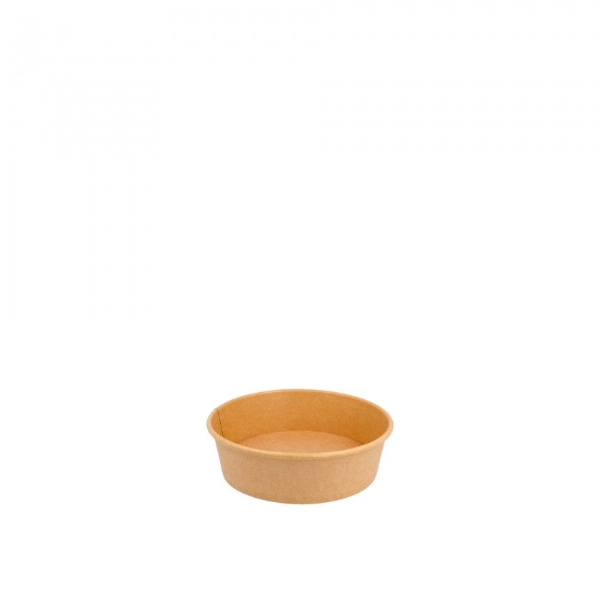 Saladeira Carto Kraft Redondo 500ml 15X4.5cm Pack 50