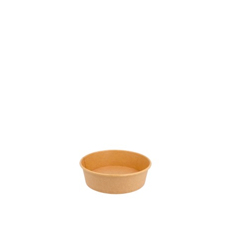 Saladeira Cartão Kraft Redondo 500ml 15X4.5cm Pack 50 - Image product