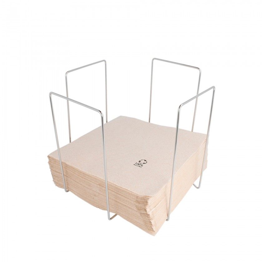 Porta Guardanapos Metal 22X22X18CM Porta Guardanapos Metal 22X22X18CM