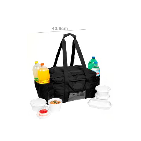 Saco Picnic Preto 40.6X30.5X25.5CM - Image product