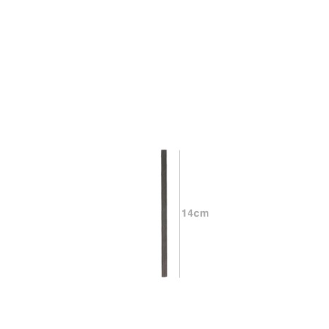 Palhinha Direita Papel Preto 0.6X14CM Pack 250 - Image product