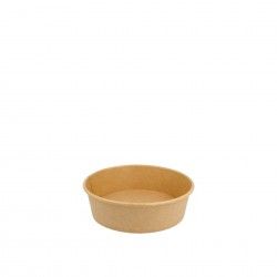 Saladeira Carto Kraft Redondo 1300ml 18.7X8cm Pack 50