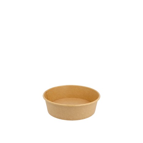 Saladeira Cartão Kraft Redondo 1300ml 18.7X8cm Pack 50 - Image product