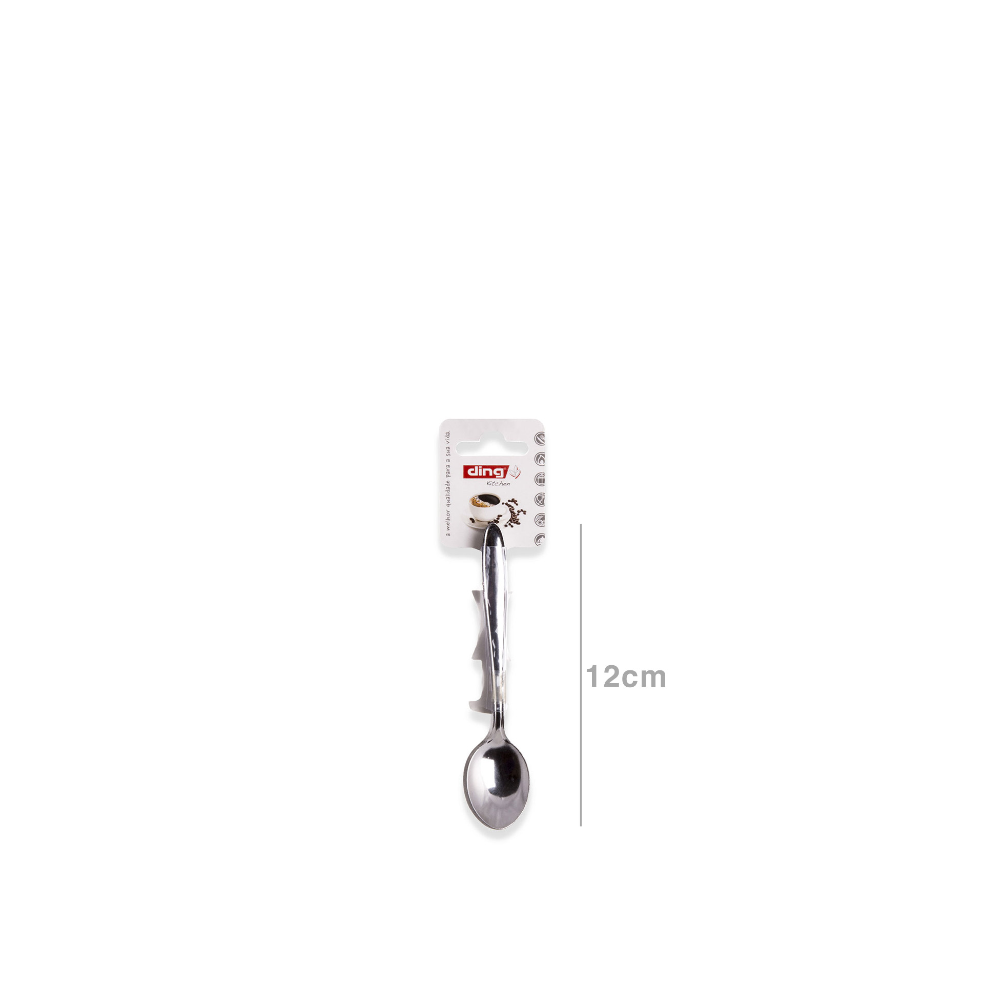 Colher Inox Lunik Chá 12cm Pack 12