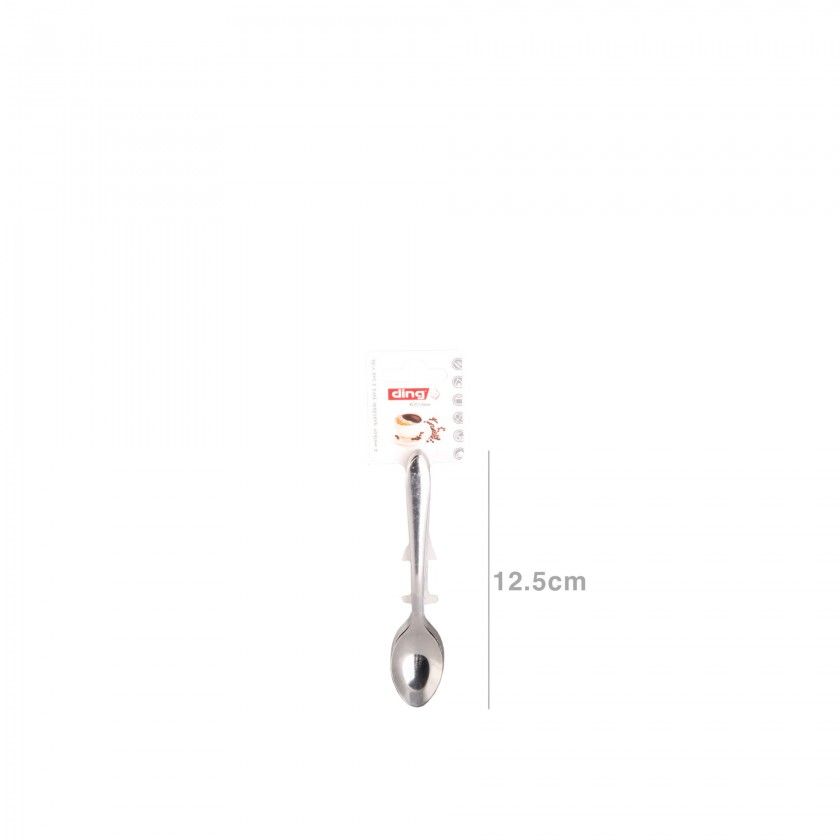 Colher Inox Moka II Chá 12.2cm Pack 12 Colher Inox Moka II Chá 12.2cm Pack 12