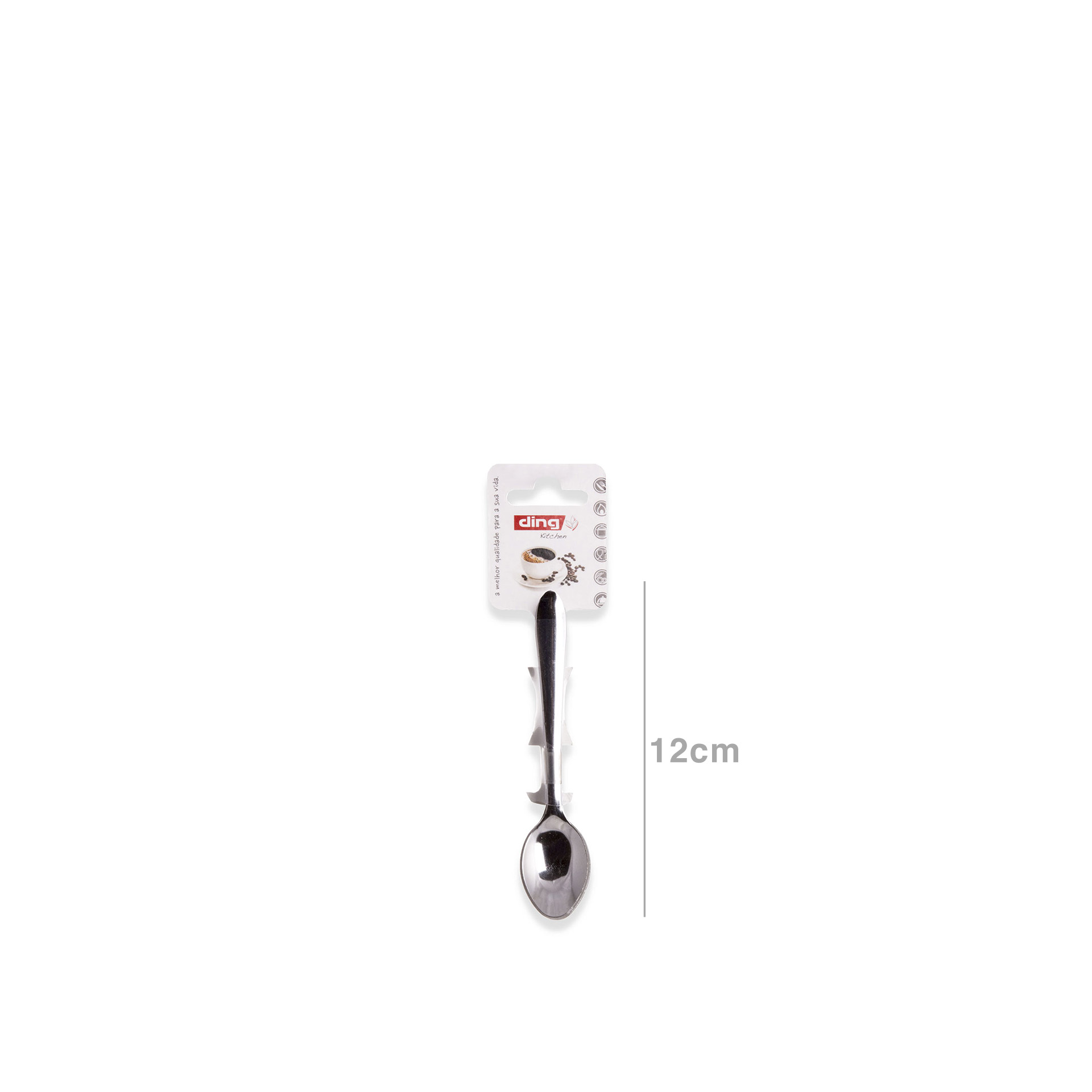 Colher Inox Moka Chá 12cm Pack 12