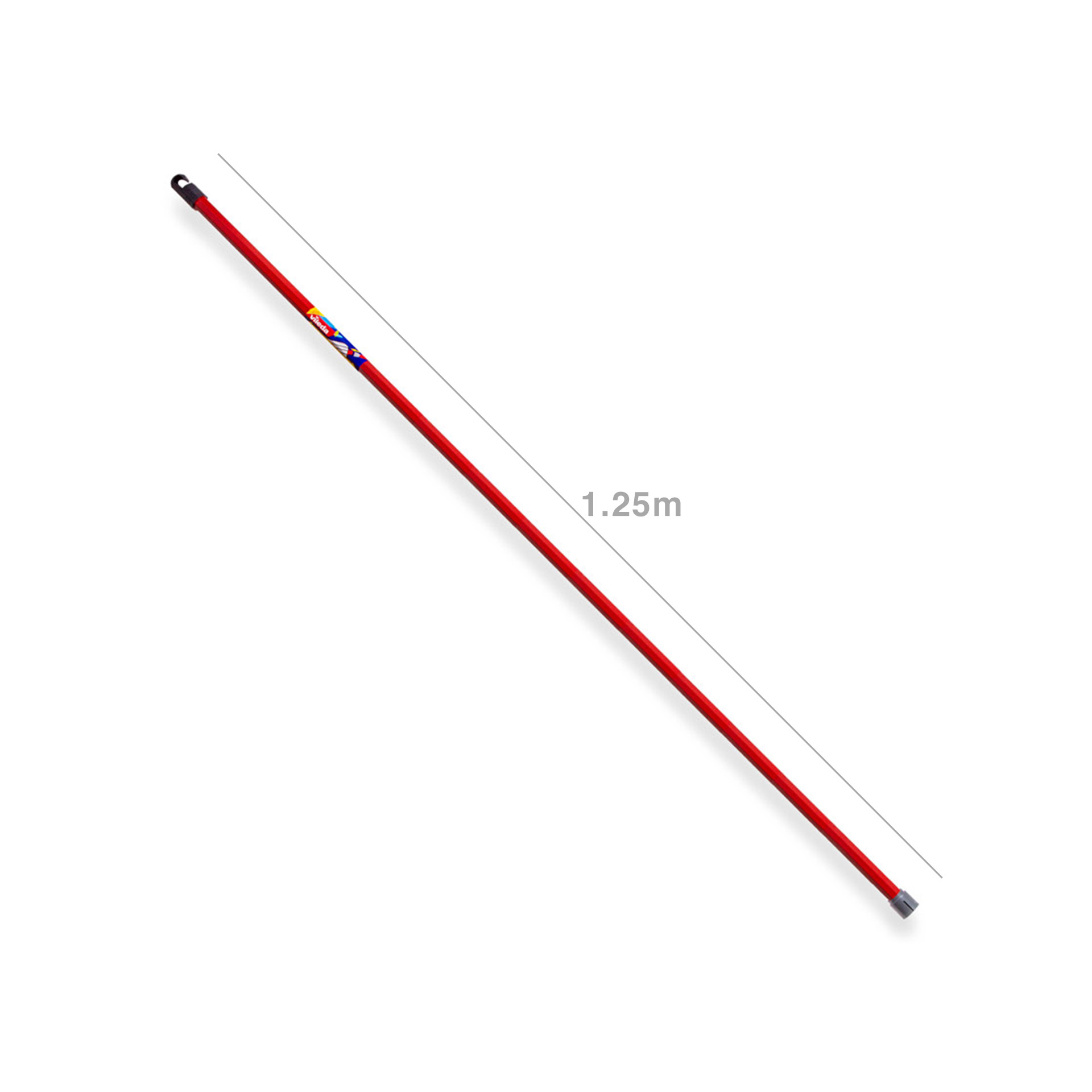 Cabo Vileda Otagonal Vermelho 1.25m
