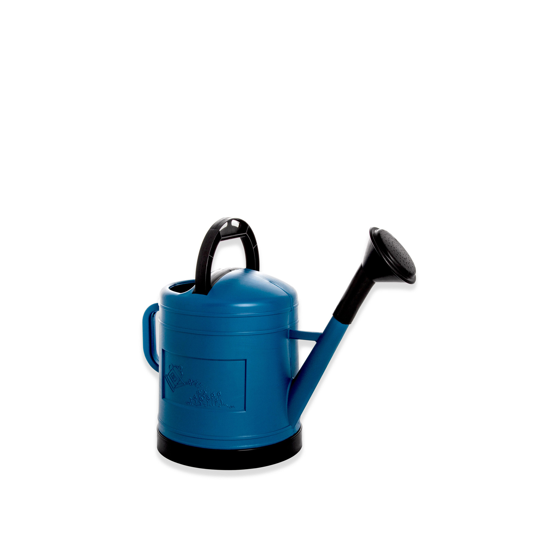 Regador Plástico Garden Redondo Azul 13l