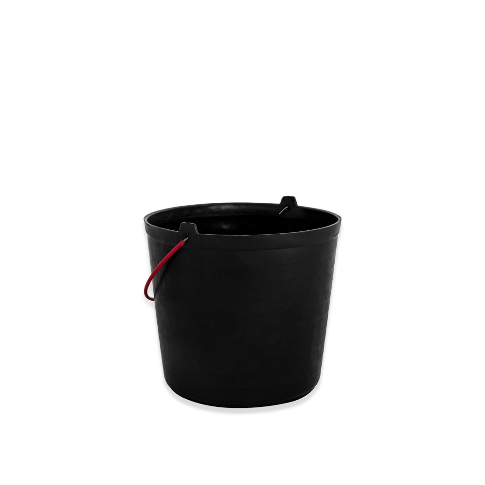 Balde Pl�stico Redondo Preto 15l