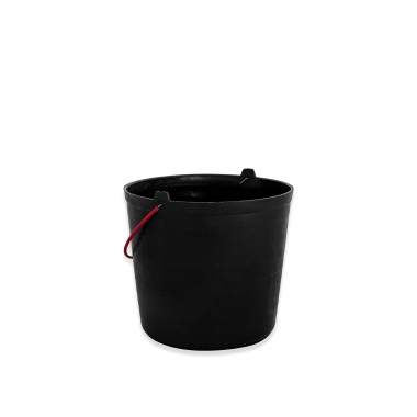 Balde Pl�stico Redondo Preto 15l
