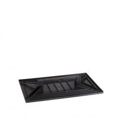 Talocha Plstico Retangular Preto 41.5X26cm