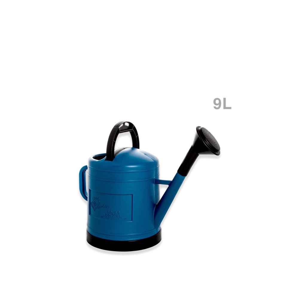 Regador Plástico Garden Redondo Azul 9l