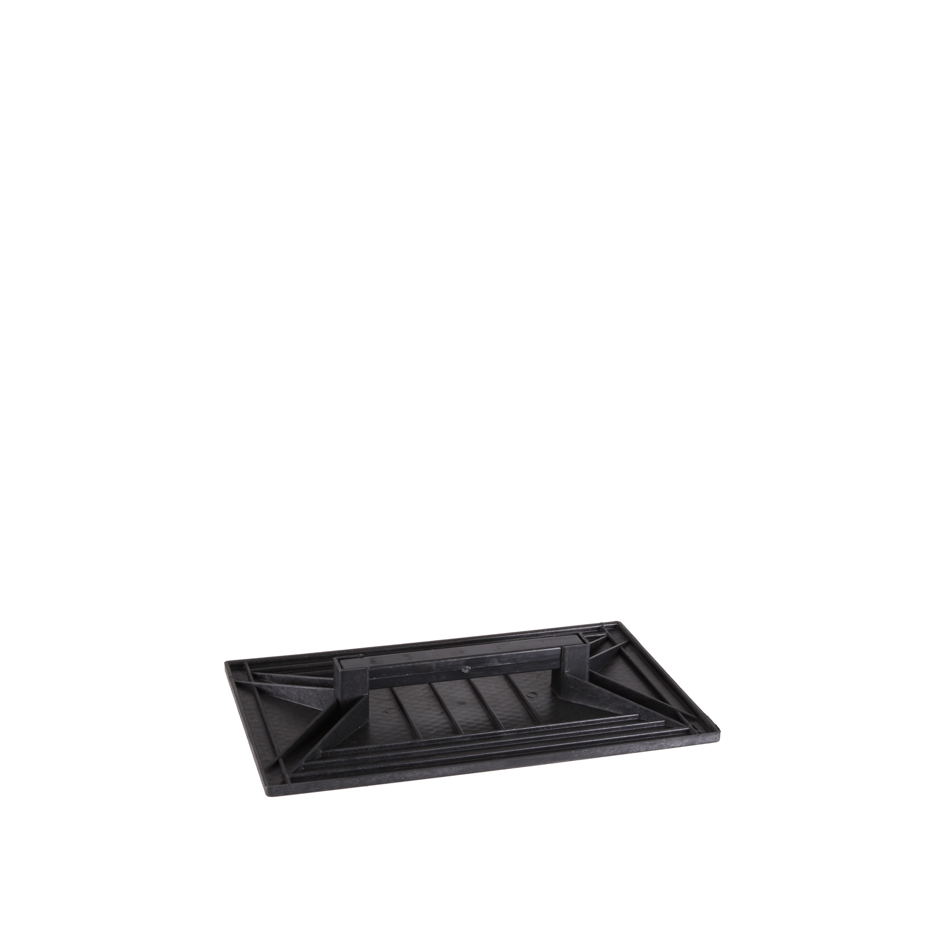 Talocha Plástico Retangular Preto 34X21.7cm