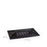 Talocha Plstico Retangular Preto 41.5X26cm