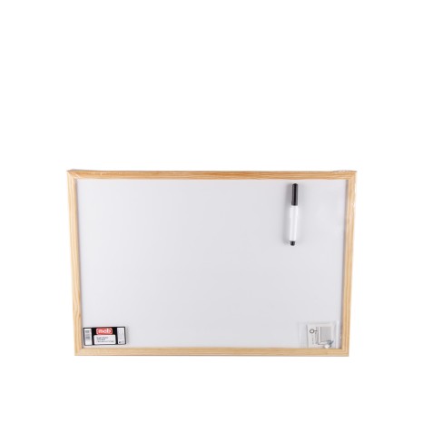 Quadro Branco Madeira + Marcador - Image product