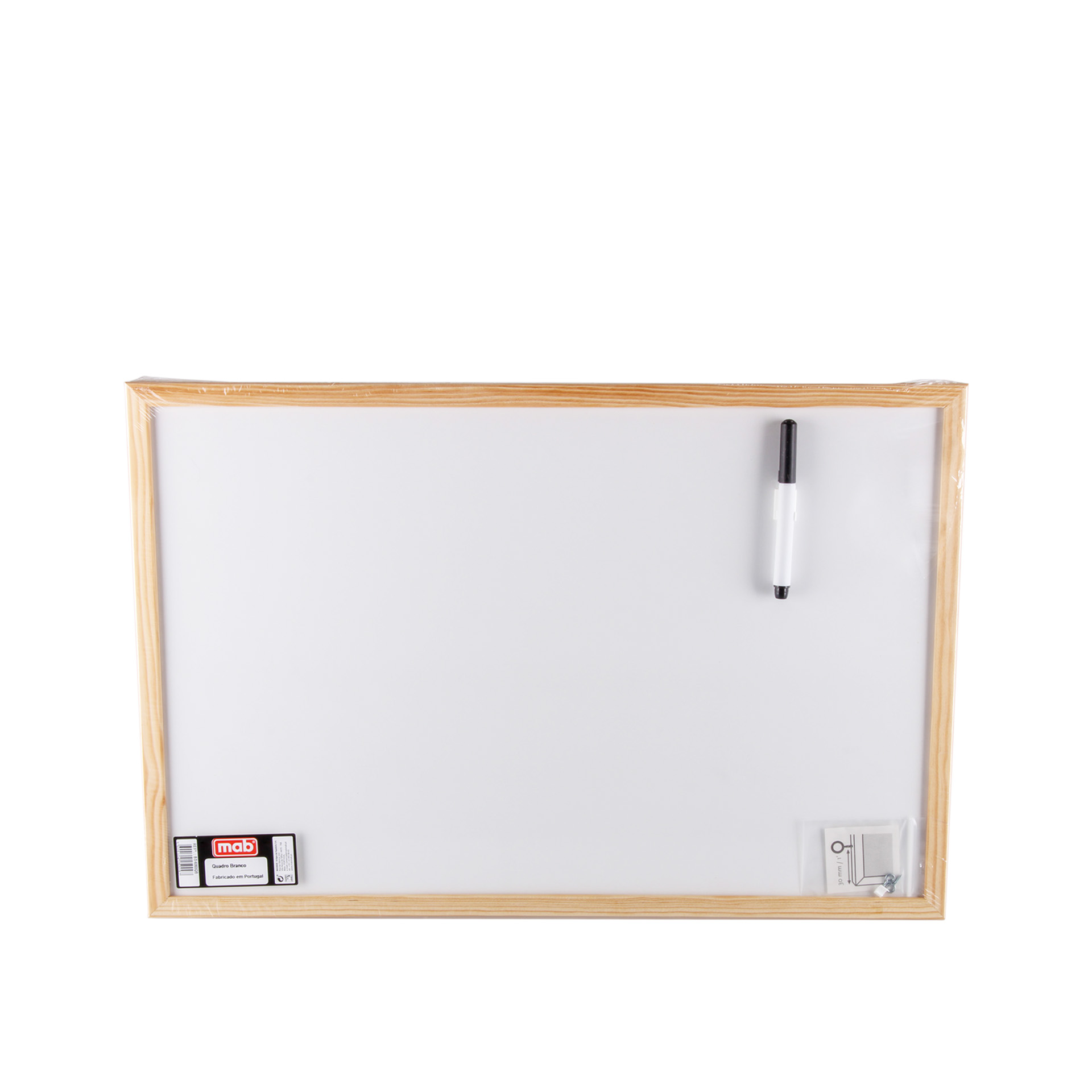 Quadro Branco Madeira + Marcador