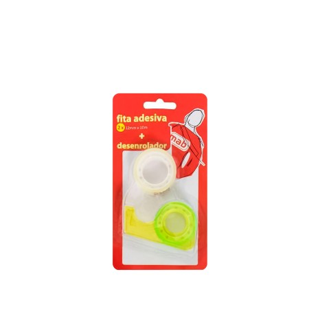 Rolo Fita Cola Mab com Desenrolador 12mmX10M - Image product