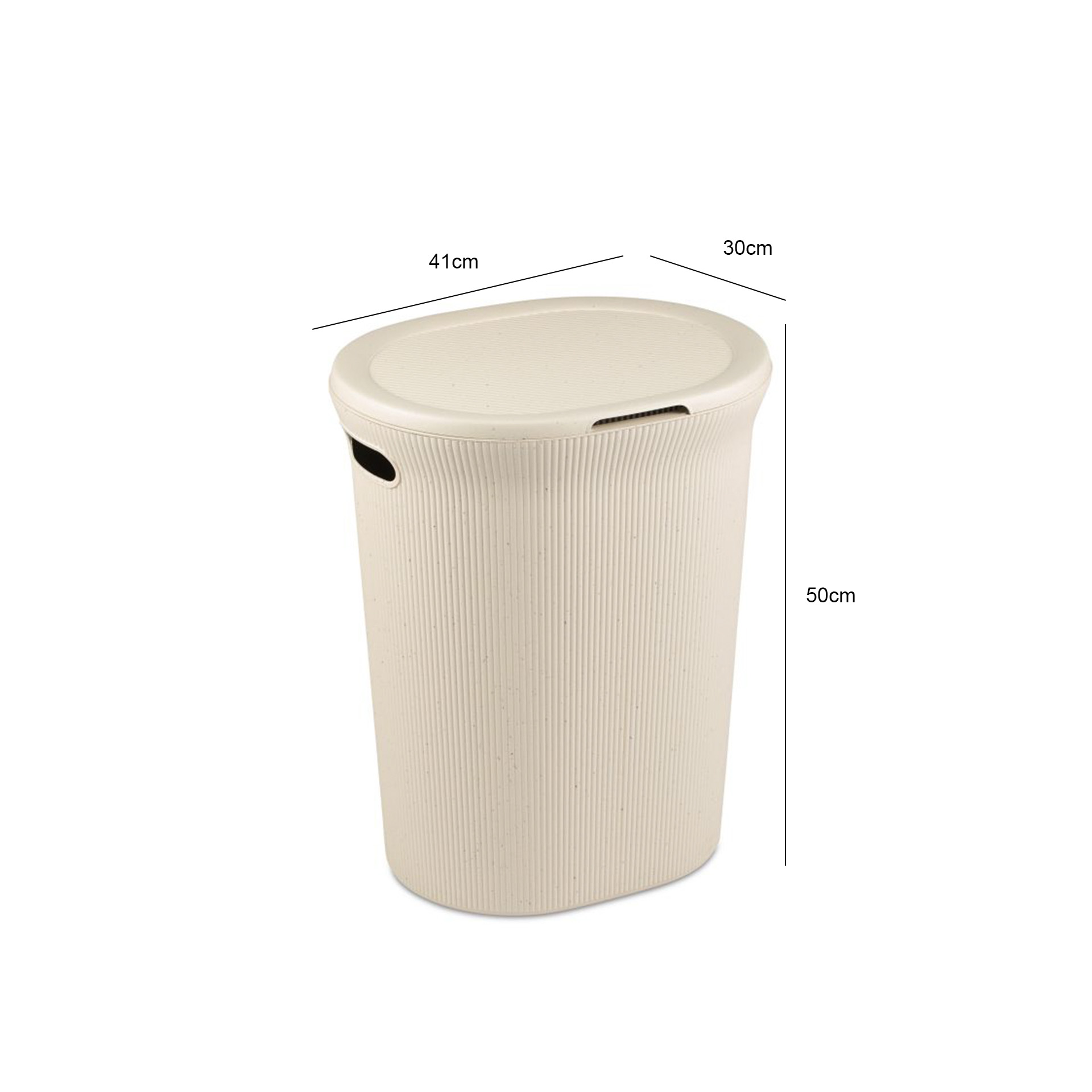 Cesto de Roupa Baobab Ecohome 40L 41X30X50CM