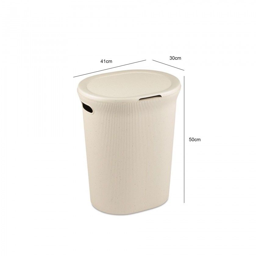 Cesto de Roupa Baobab Ecohome 40L 41X30X50CM Cesto de Roupa Baobab Ecohome 40L 41X30X50CM