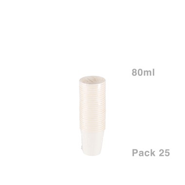 Copo Papel Hot Coffee 80ML Pack 25
