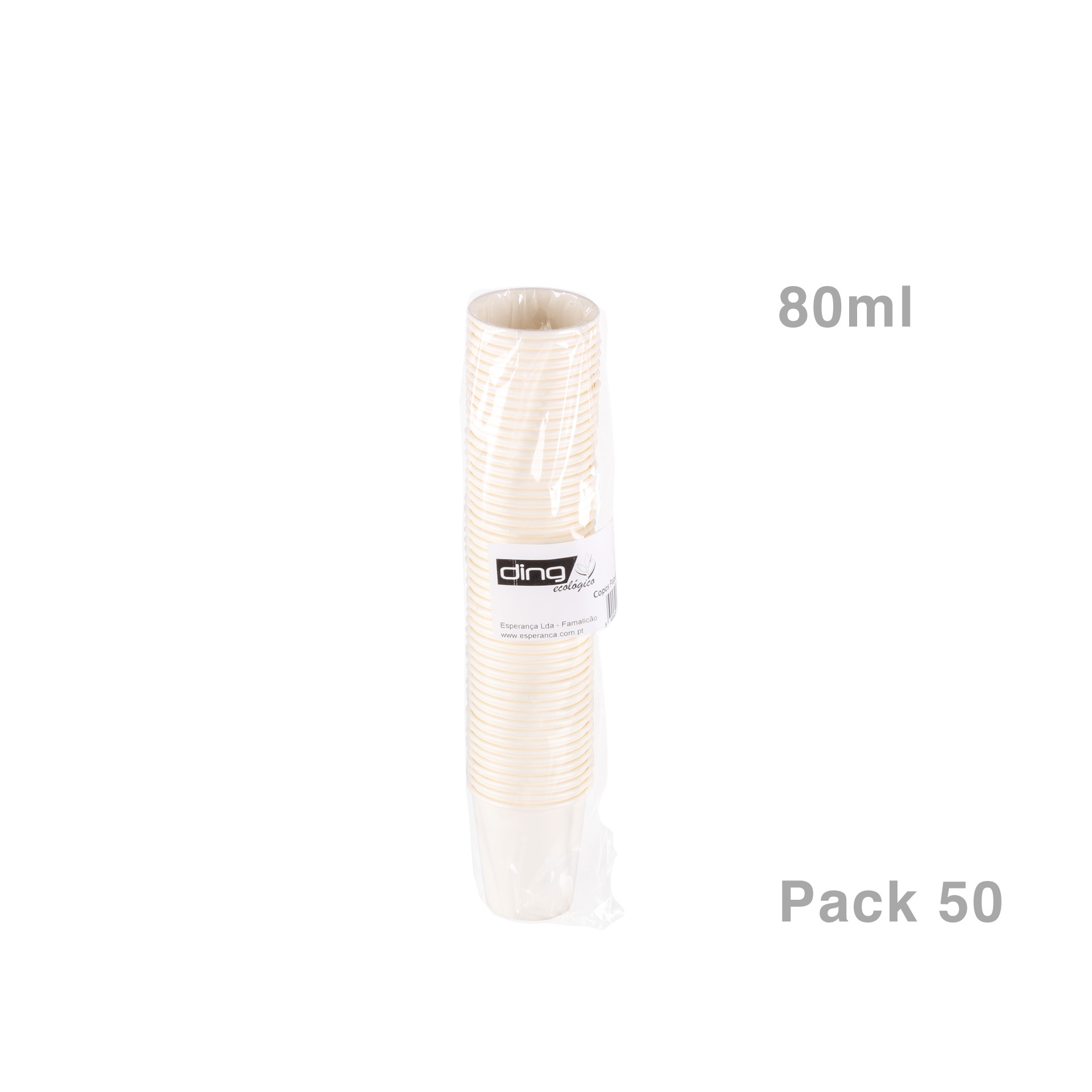 Copo Papel Hot Coffee 80ML Pack 50