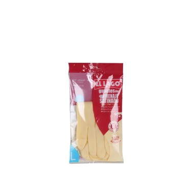 Luva Dom�stica L�tex Azul Tamanho L Pack 2