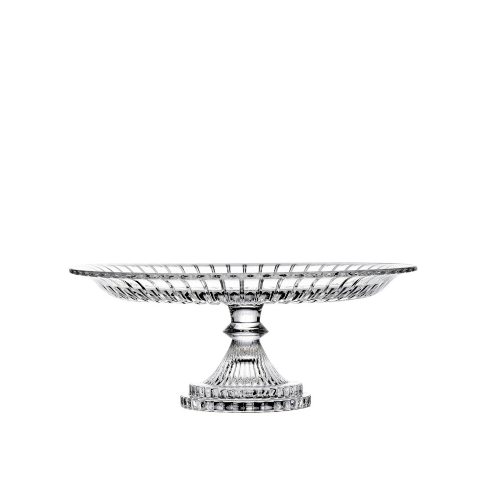 Prato Bolo Glamour com P� Redondo 38X13cm