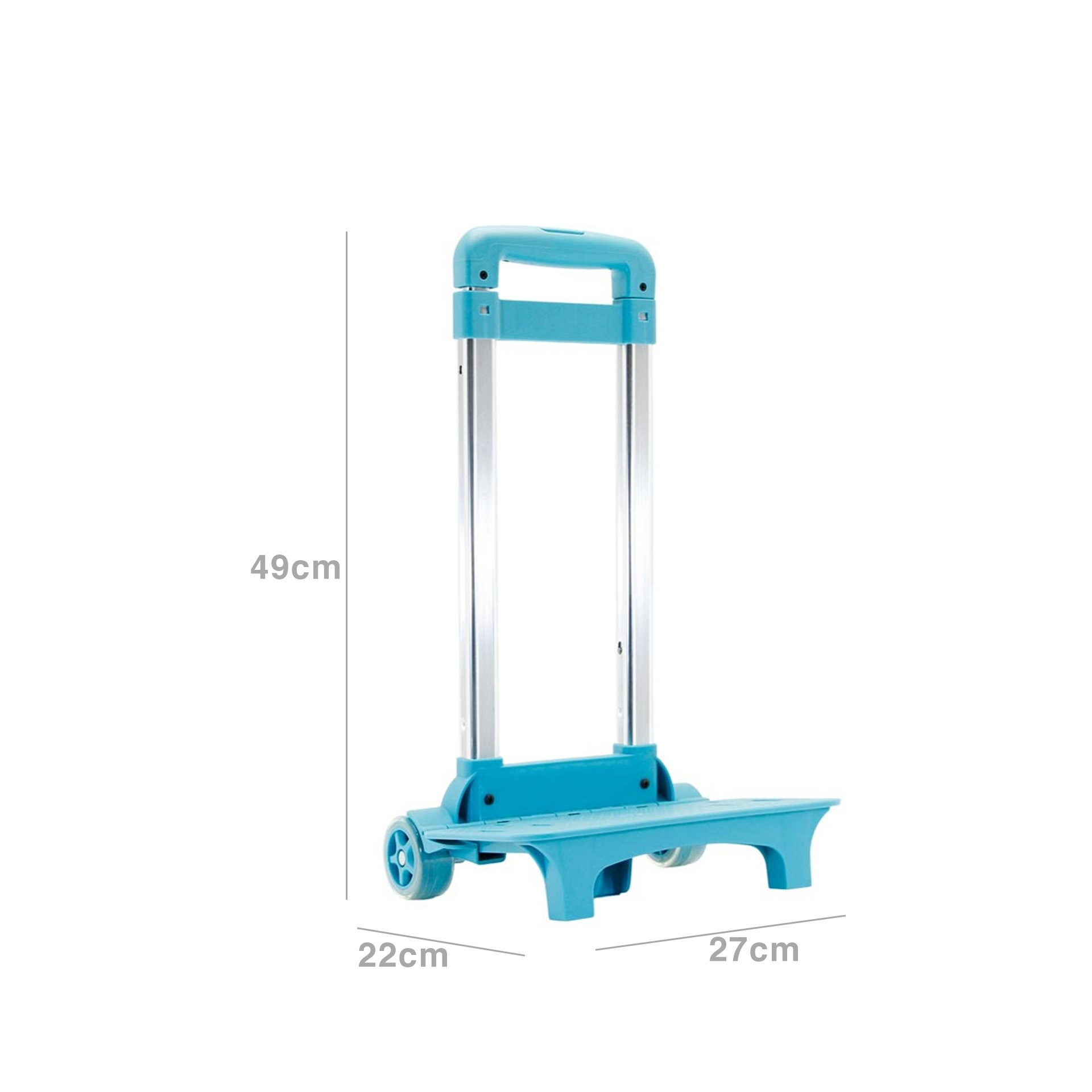 Trolley Para Mochila Azul Turquesa 27X49X22Cm