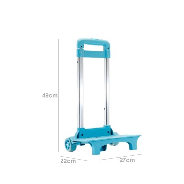 Trolley Para Mochila Azul Turquesa 27X49X22Cm