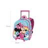 Mochila Trolley 3D Minnie 26X34X13Cm