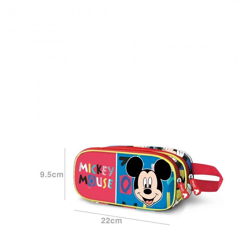 Estojo 3D Mickey Mouse 22X95X8Cm
