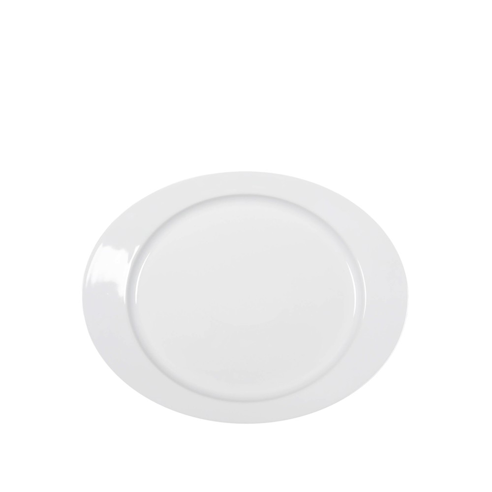 Travessa Eclipse Oval Branco