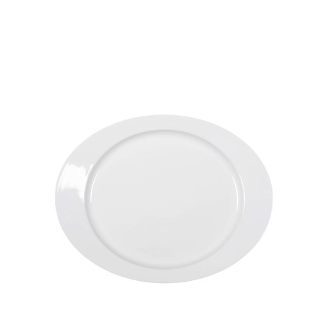 Travessa Eclipse Oval Branco - Image product