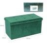 Banqueta Veludo Retangular 76X38X38CM Banqueta Veludo Retangular 76X38X38CM