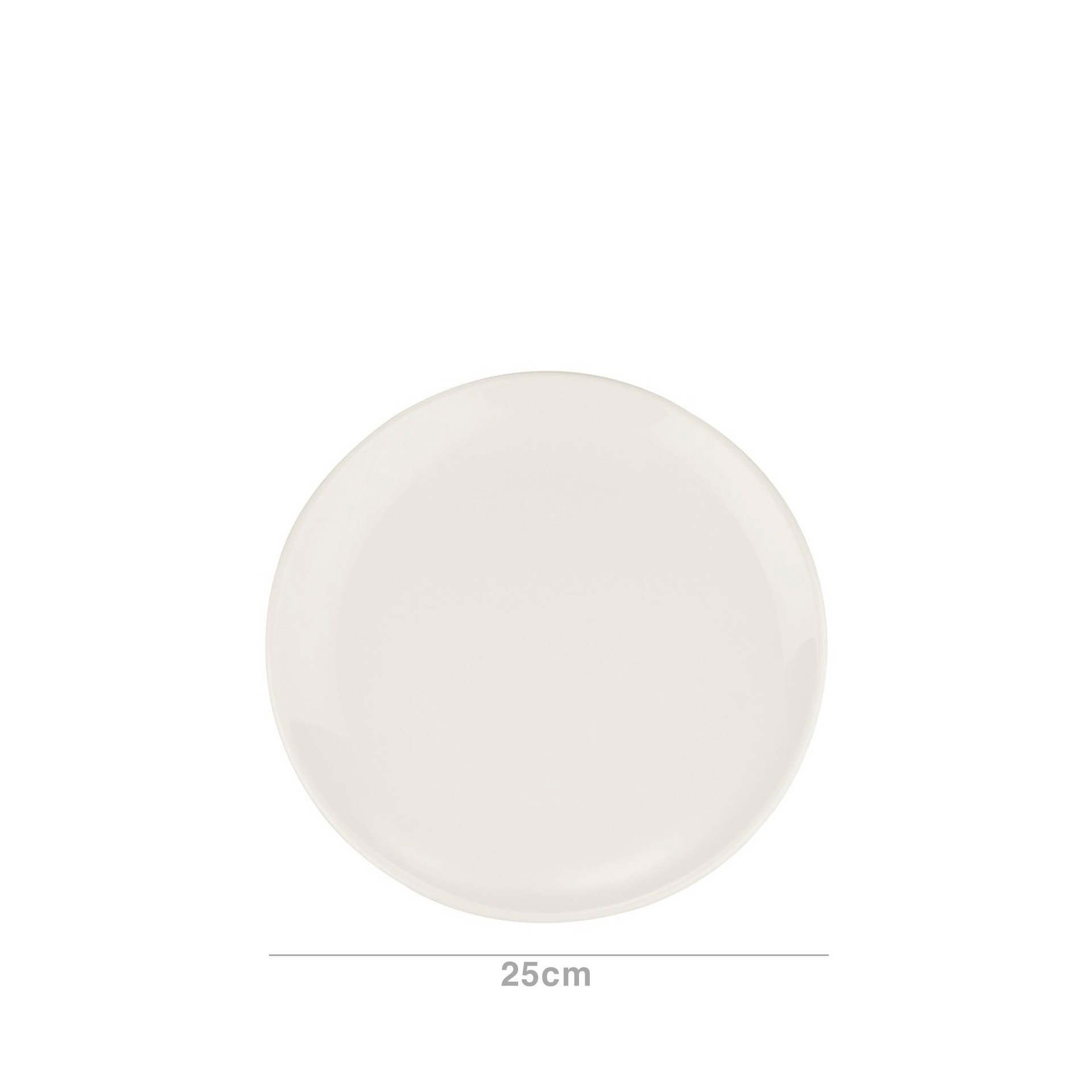 Prato Marcador Gourmet Branco 25cm