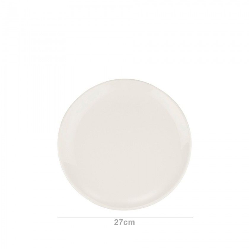 Prato Ladeiro Gourmet Branco 27cm