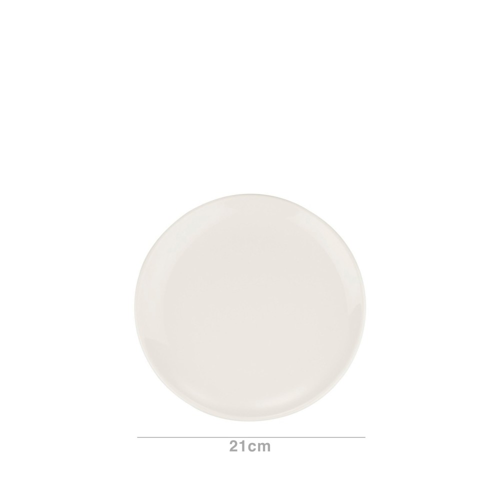 Prato Sobremesa Gourmet Branco 21cm