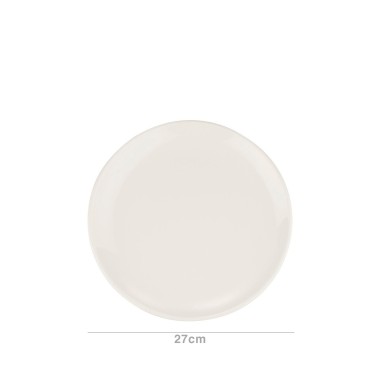 Prato Ladeiro Gourmet Branco 27cm