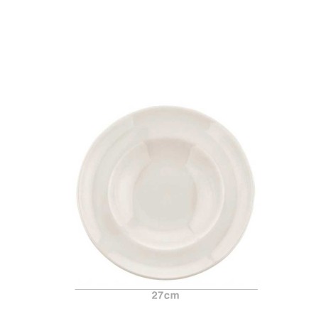 Prato Pasta Gourmet Branco 27cm - Image product