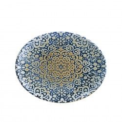 Bandeja Porcelana Alhambra Gourmet Oval Multicor 36X28X3cm