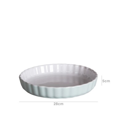Tarteira Grés Ondas 28X5CM