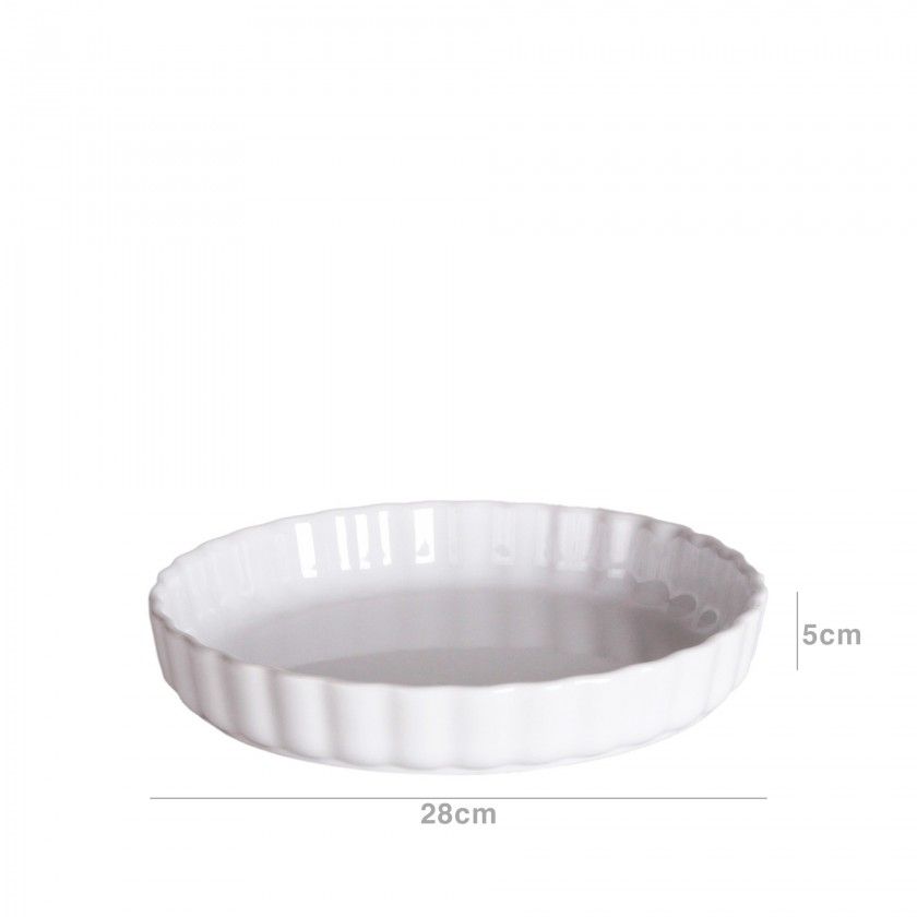 Tarteira Grés Ondas 28X5CM Tarteira Grés Ondas 28X5CM