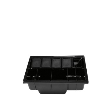 Organizador Bar Plástico Abs Preto