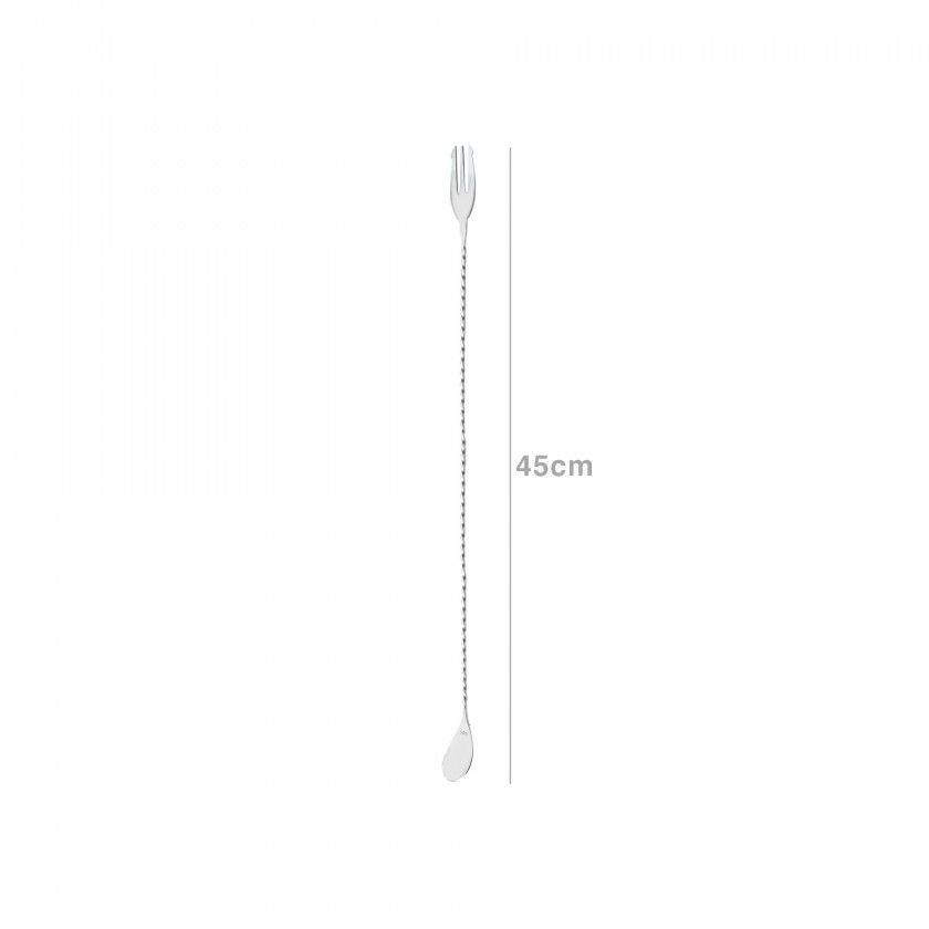 Colher Cocktail Inox 45cm