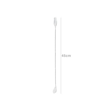 Colher Cocktail Inox 45cm