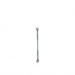 Agitador Bebidas Plstico Abs 21cm Prateado 21cm Pack 12