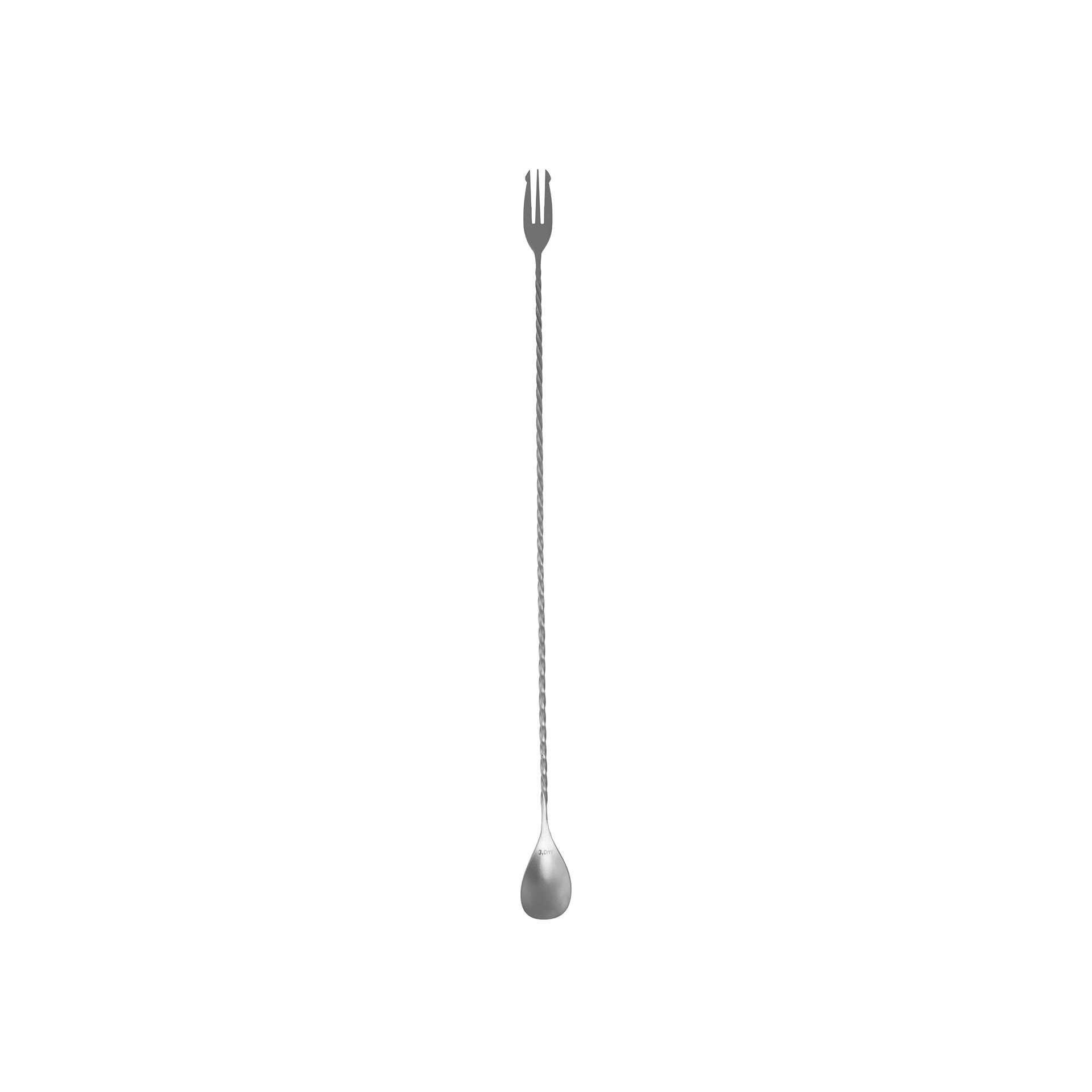 Colher Cocktail Inox Vintage 45cm