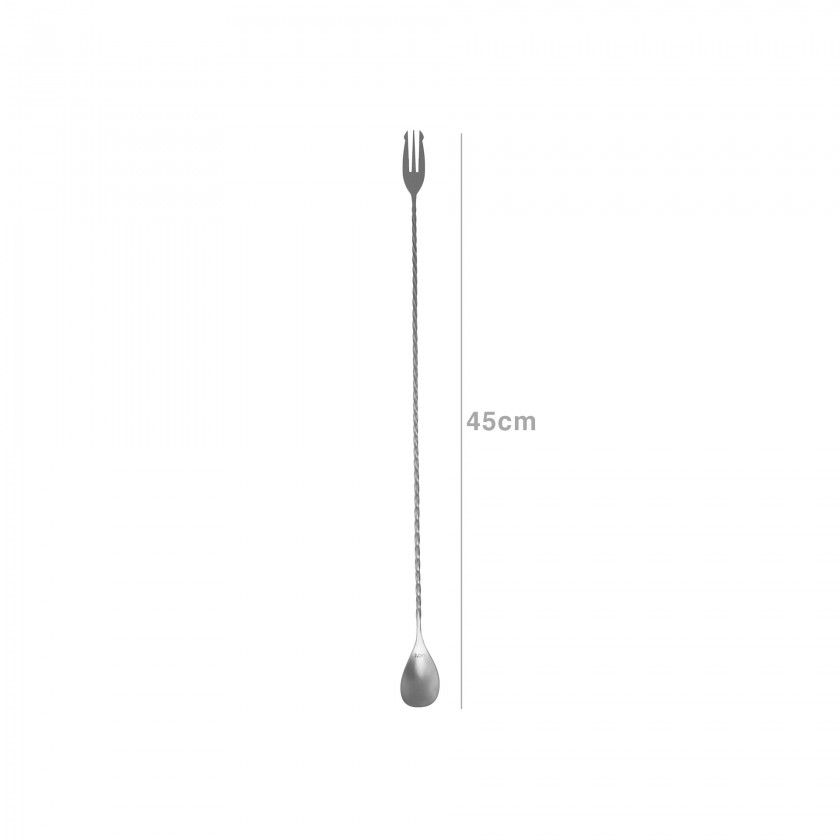 Colher Cocktail Inox Vintage 45cm Colher Cocktail Inox Vintage 45cm