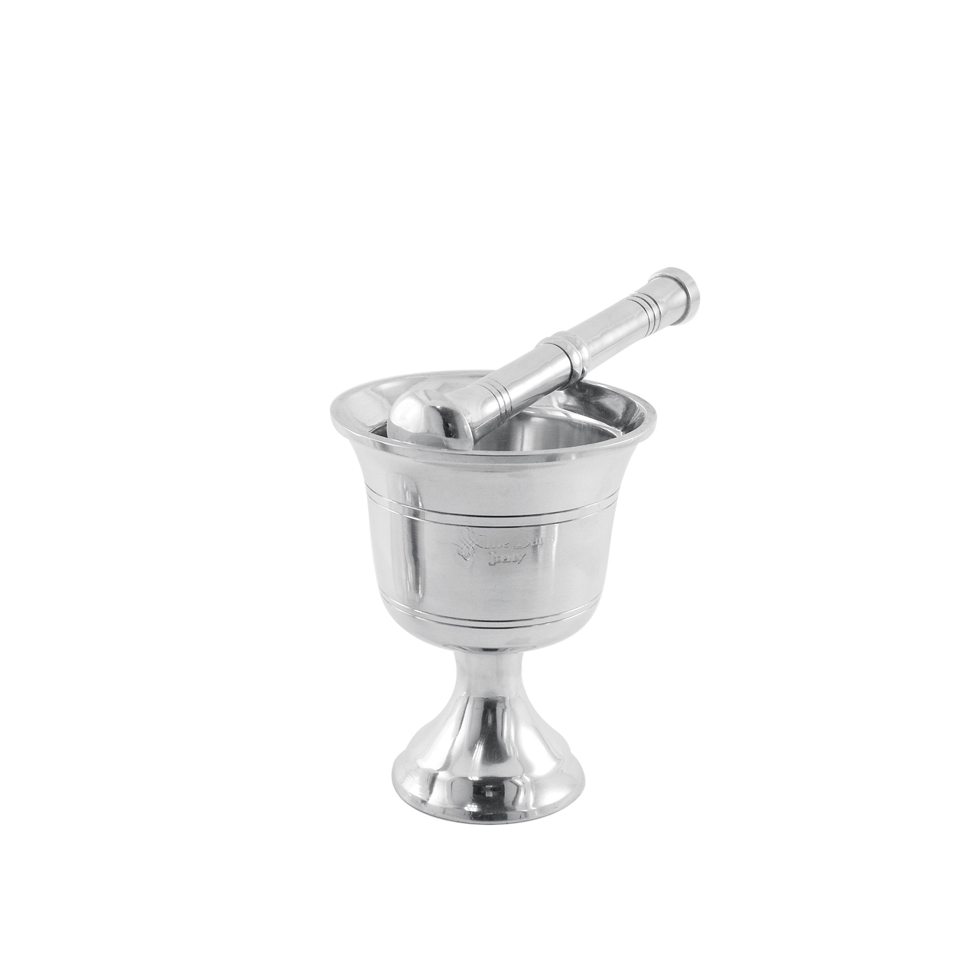 Almofariz com Pilão Inox 19.5cm
