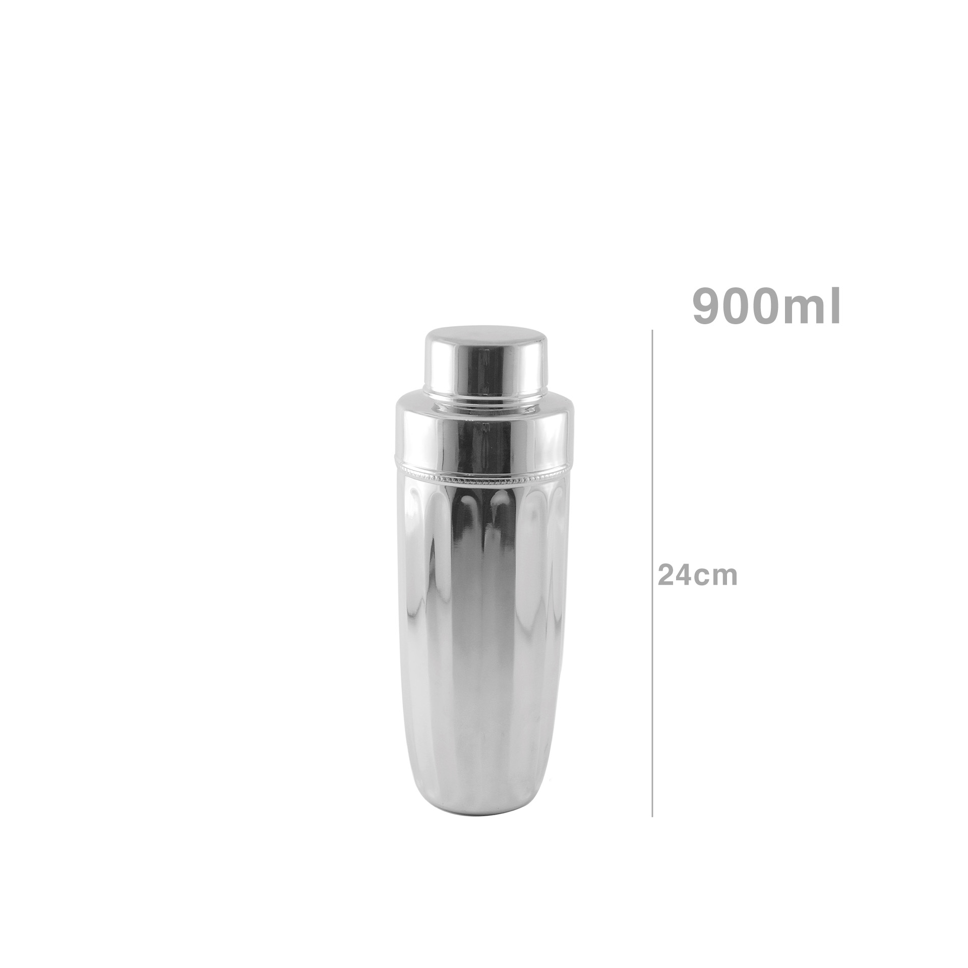 Shaker Inox Cobbler 900ml 24cm